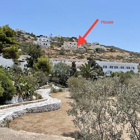 Villa Surplombant Le Port D'Ios, Cyclades Grecques Esterno foto
